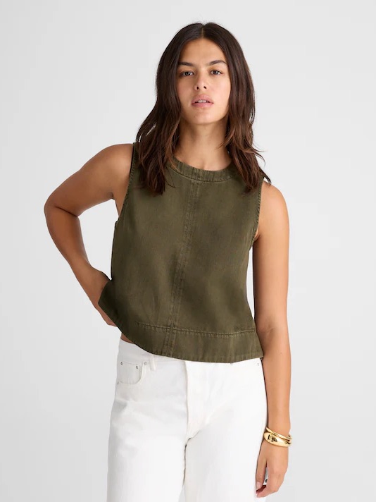 Madewell Denim Shell Top 2